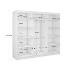 Szafa przesuwna Lela 240 Lamele