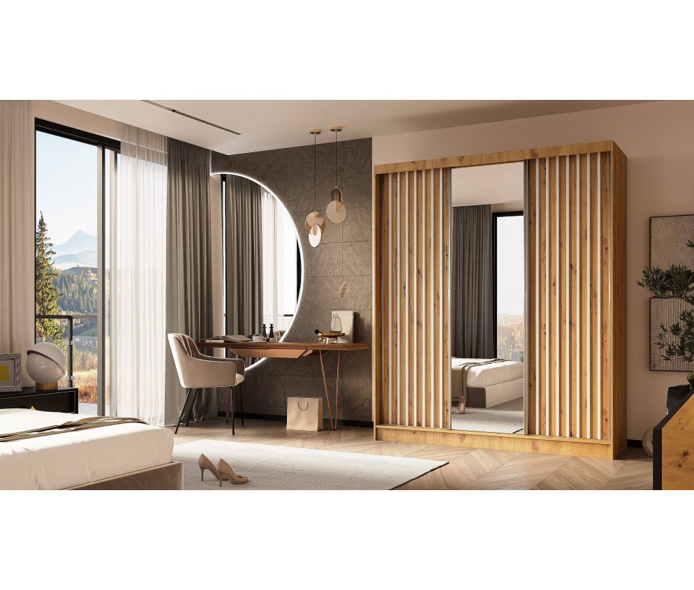 Szafa przesuwna Lela 180 Lamele