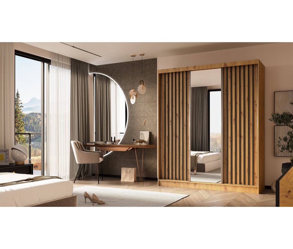 Szafa przesuwna Lela 180 Lamele