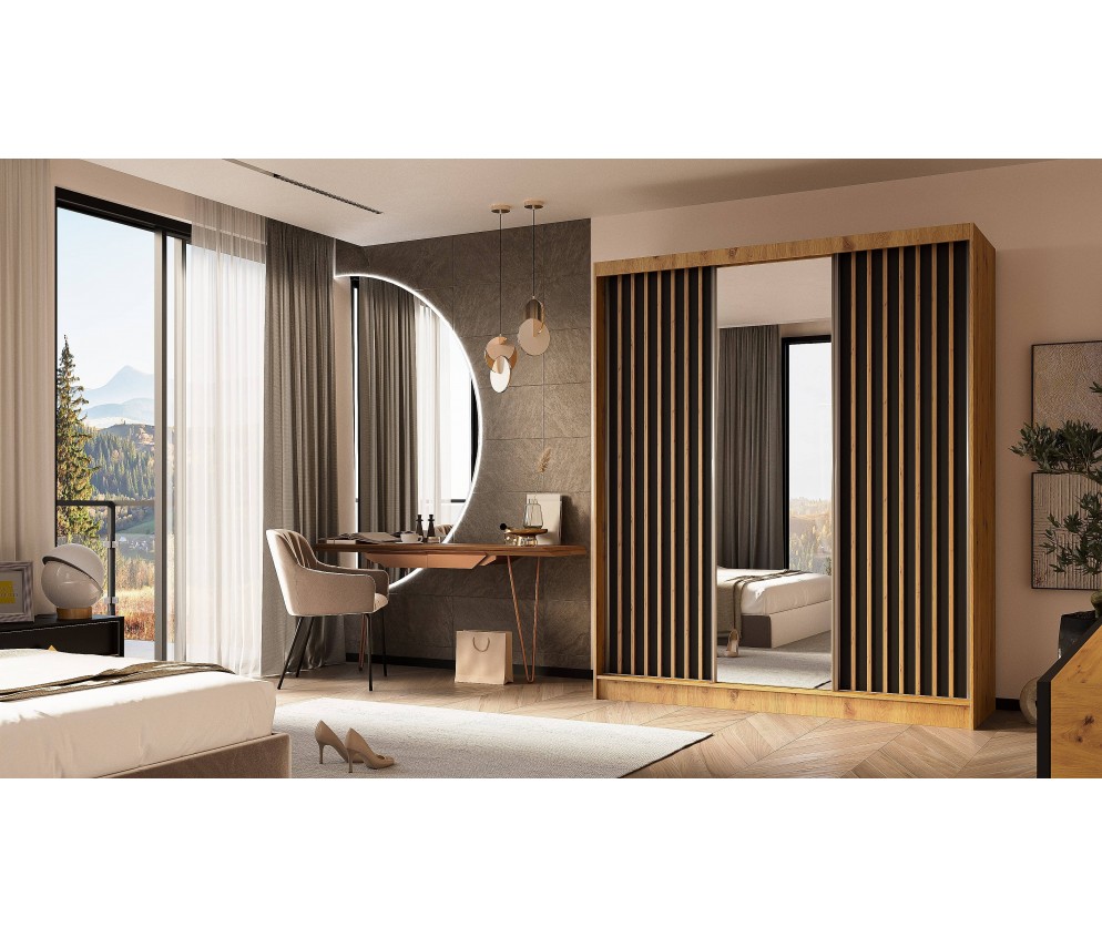 Szafa przesuwna Lela 180 Lamele