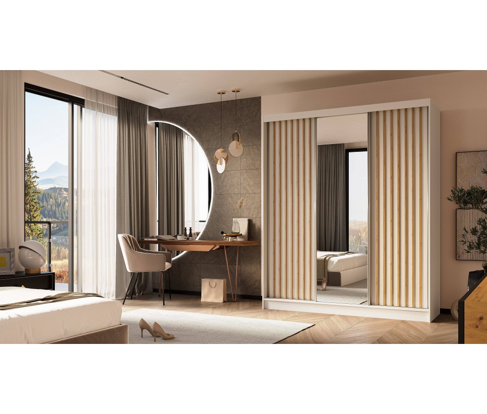 Szafa przesuwna Lela 180 Lamele