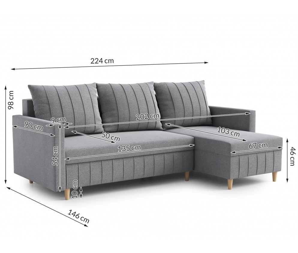 Narożnik Filo z funkcją spania