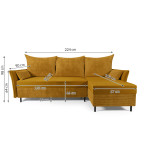 Narożnik Gero z funkcją spania