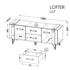 Stolik RTV Lofter 07