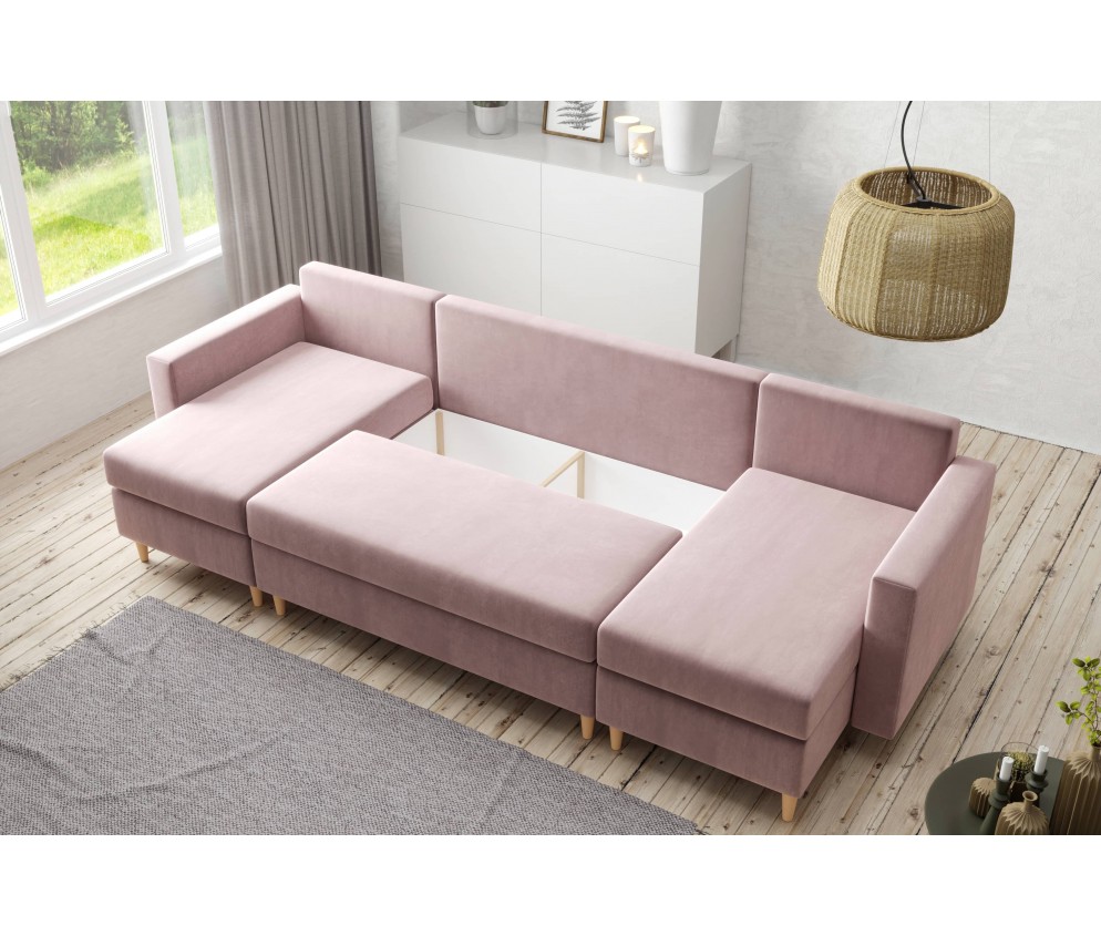 Narożnik Levi z funkcją spania