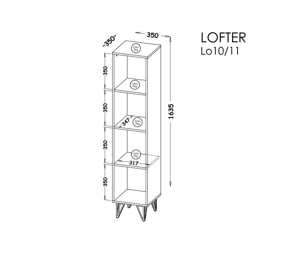 Regał Lofter 10