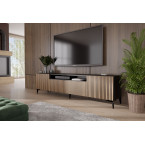 RTV Cora Dąb Craft Złoty/Czarny Mat Wisząca/Stojąca