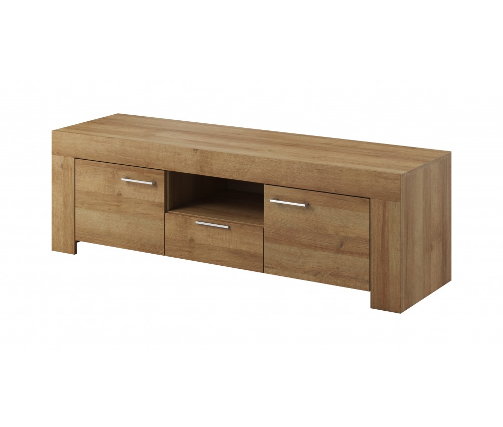 Szafka RTV + półka Emma dąb riviera