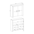 Komoda 120 Emma dąb riviera