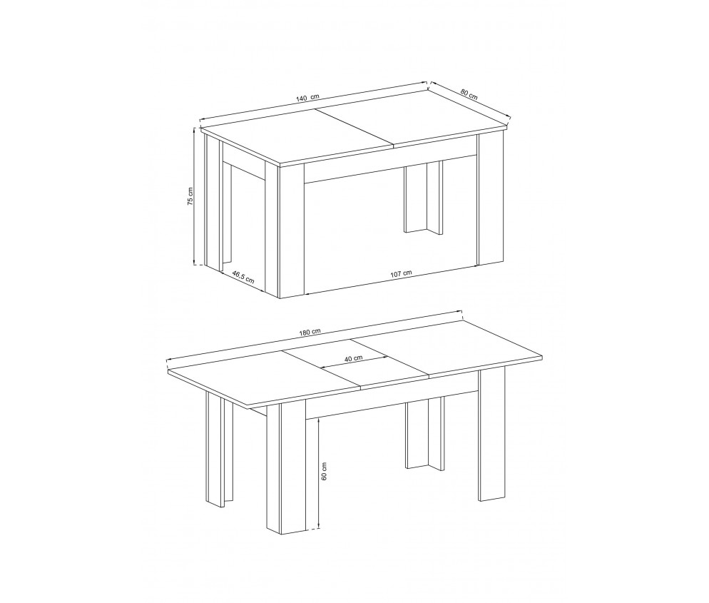 Stół Emma dąb riviera