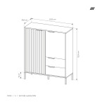 Komoda wysoka Martina