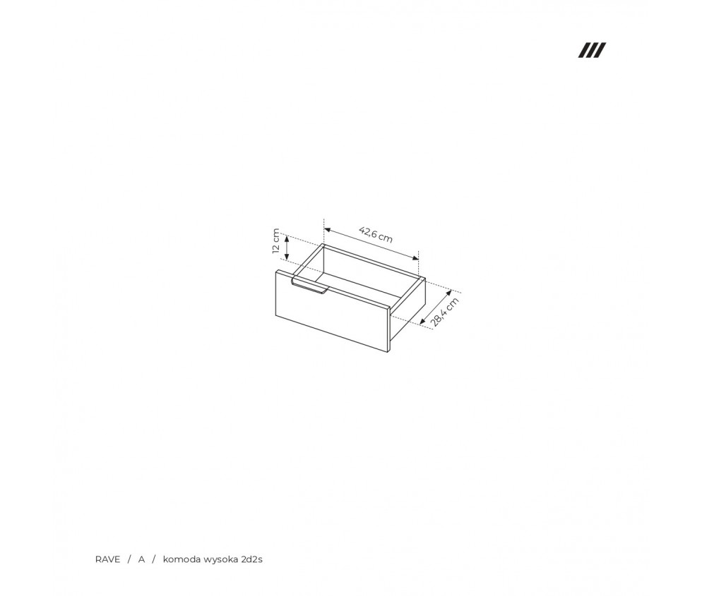 Komoda wysoka Martina