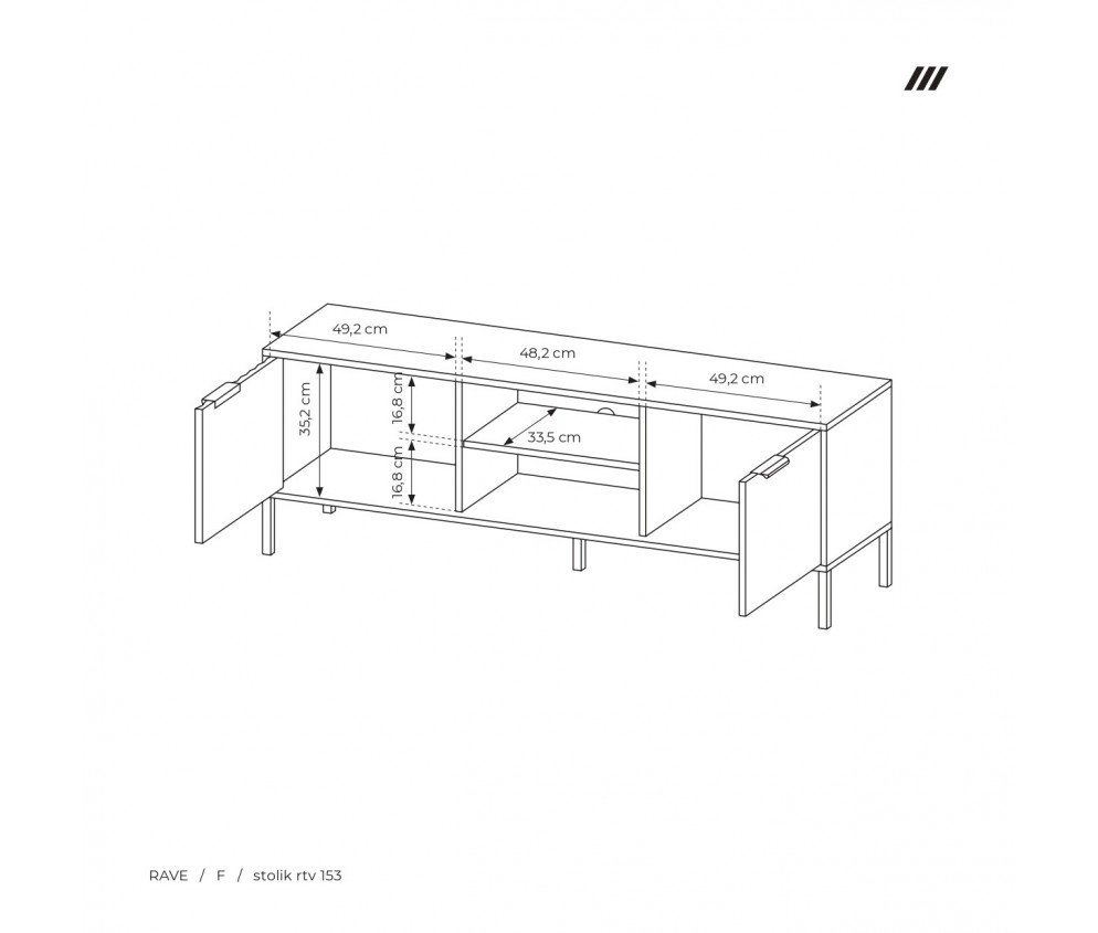 Szafka RTV 153 Martina