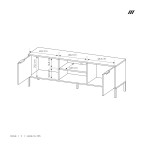 Szafka RTV 153 Martina