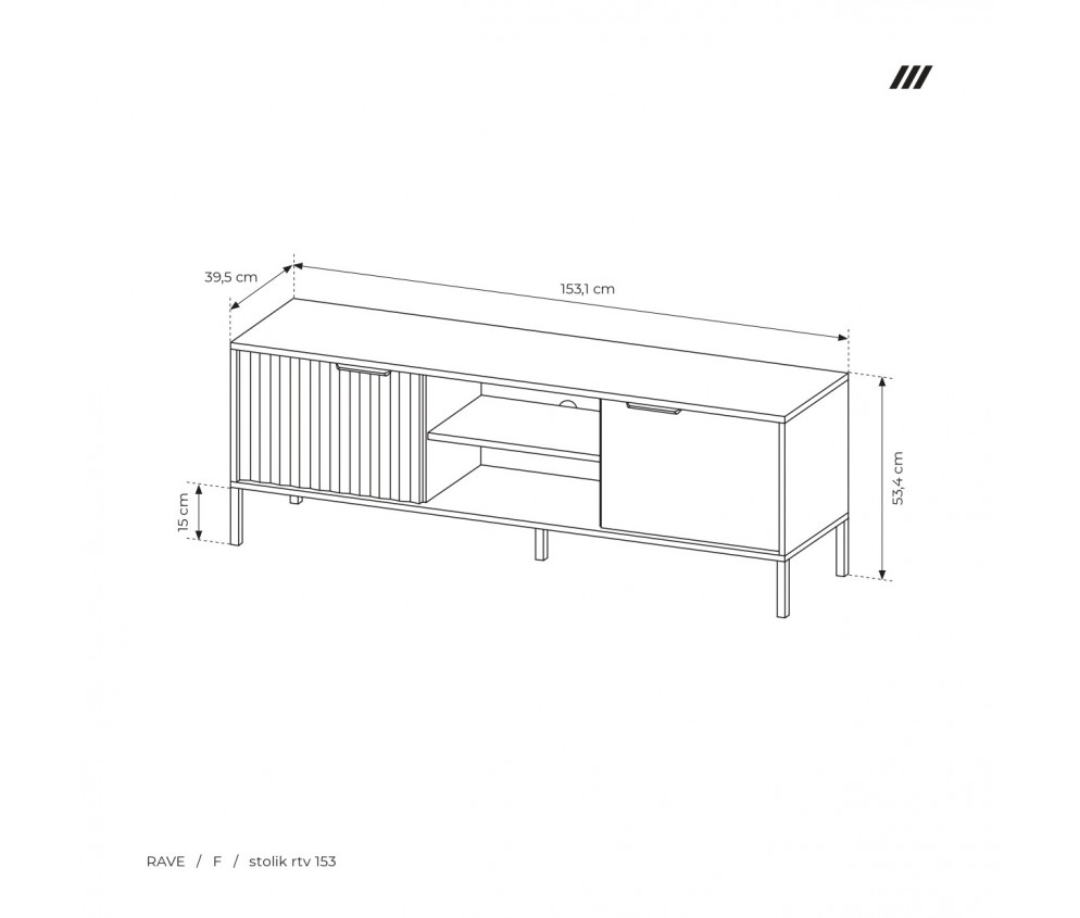 Szafka RTV 153 Martina