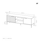 Szafka RTV 153 Martina