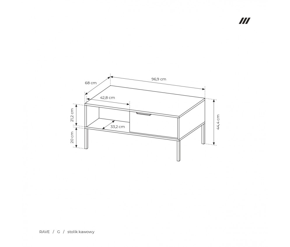 Stolik kawowy Martina