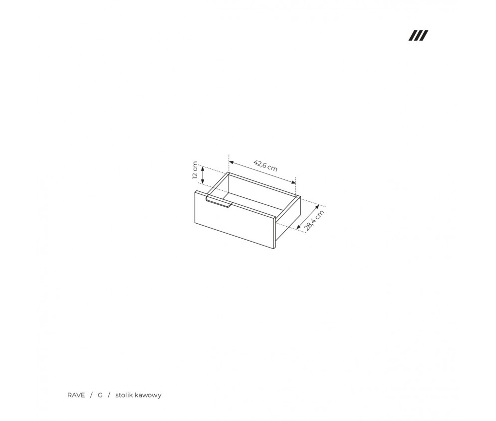 Stolik kawowy Martina beż