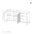 Komoda 153 Martina beż