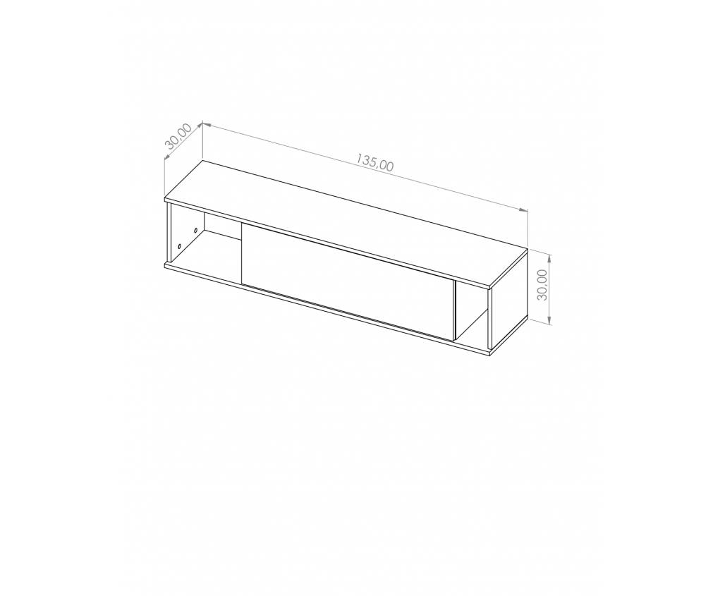 Szafka wisząca Amelia biała