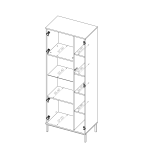 Witryna Amelia biała