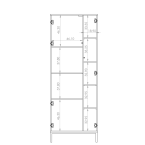 Witryna Amelia czarna