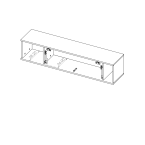 Szafka wisząca Amelia hikory