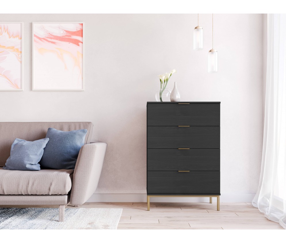 Komoda 70 Aria Jesion Portland Czarny