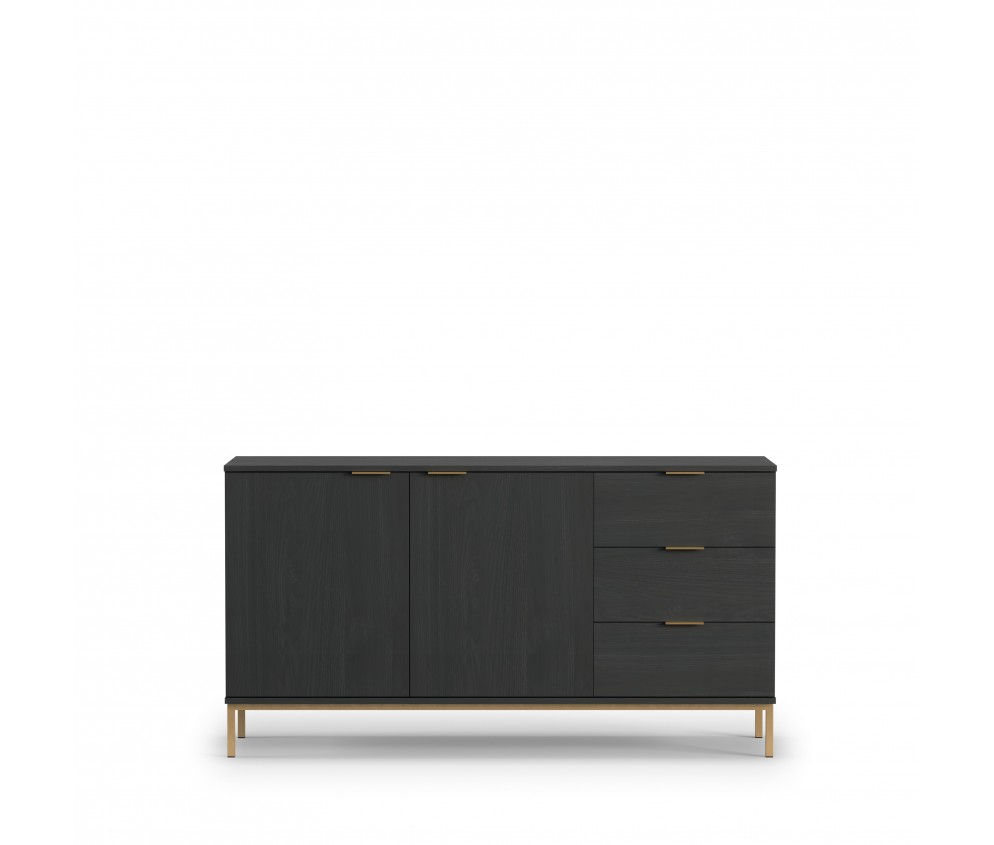 Komoda Aria Jesion Portland Czarny