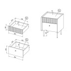 Stolik nocny Presto P12