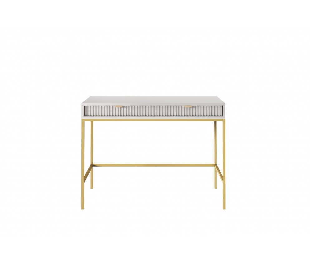 Toaletka Viva 104 Szary Mat/Złoty stelaż