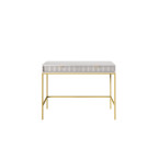 Toaletka Viva 104 Szary Mat/Złoty stelaż