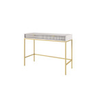 Toaletka Viva 104 Szary Mat/Złoty stelaż