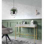 Toaletka Viva 104 Szary Mat/Złoty stelaż