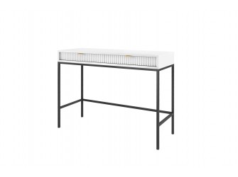 Toaletka Viva 104 Biały Mat/Czarny stelaż