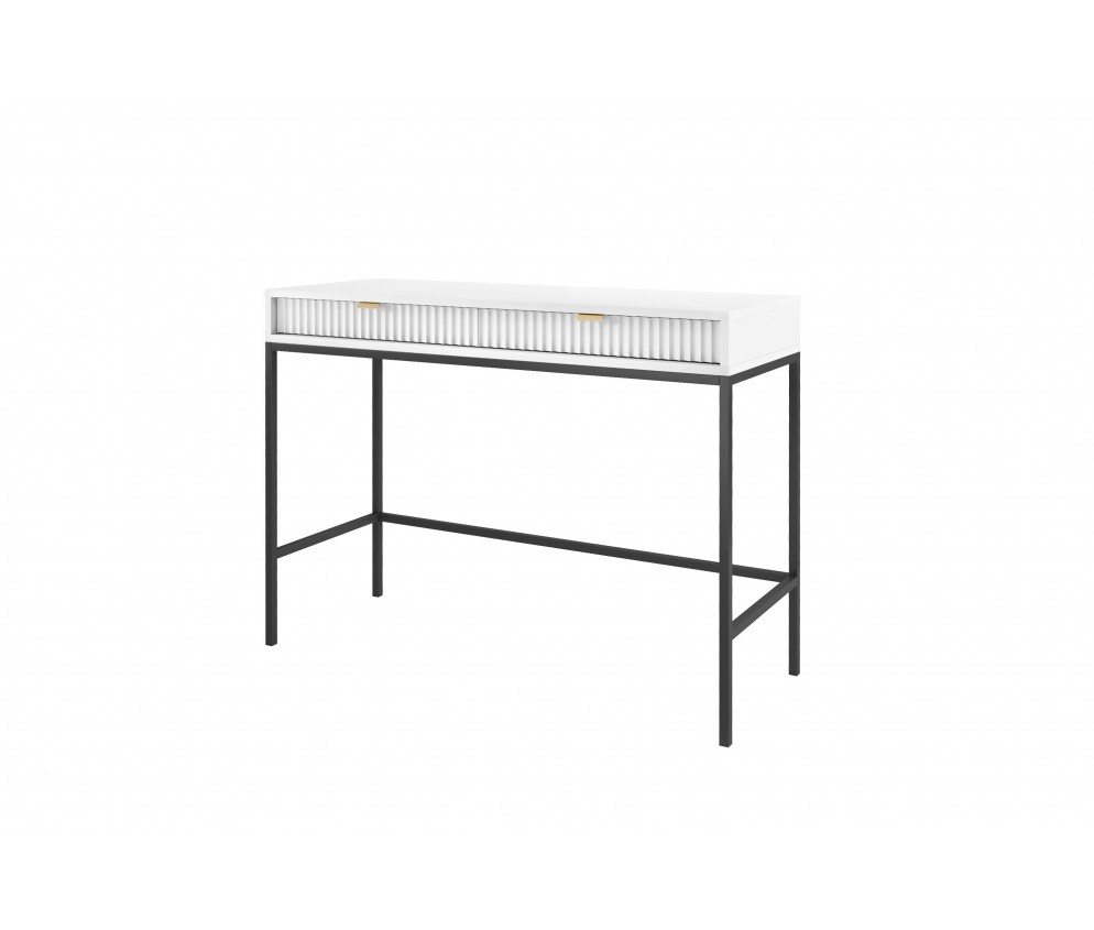 Toaletka Viva 104 Biały Mat/Czarny stelaż