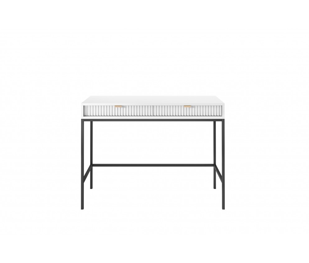 Toaletka Viva 104 Biały Mat/Czarny stelaż