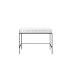 Toaletka Viva 104 Biały Mat/Czarny stelaż