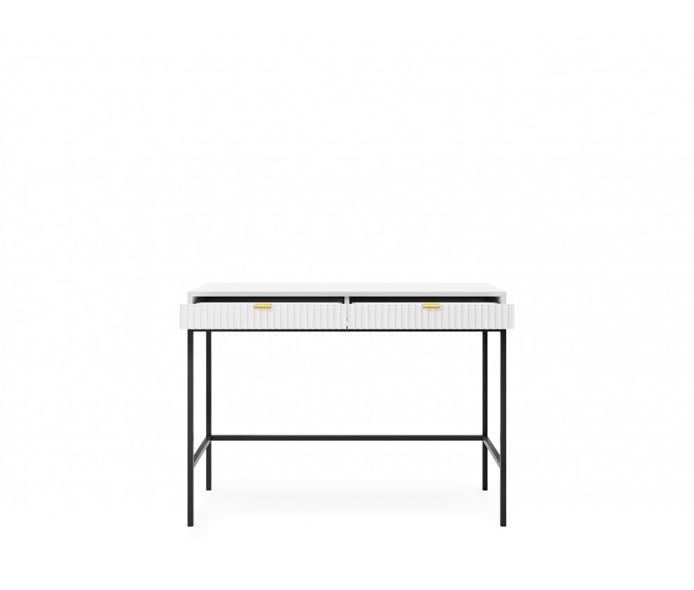 Toaletka Viva 104 Biały Mat/Czarny stelaż