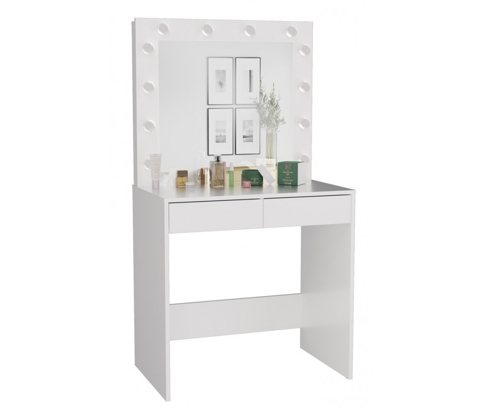 Zestaw toaletka Marina T+ 2S+L BIAŁY