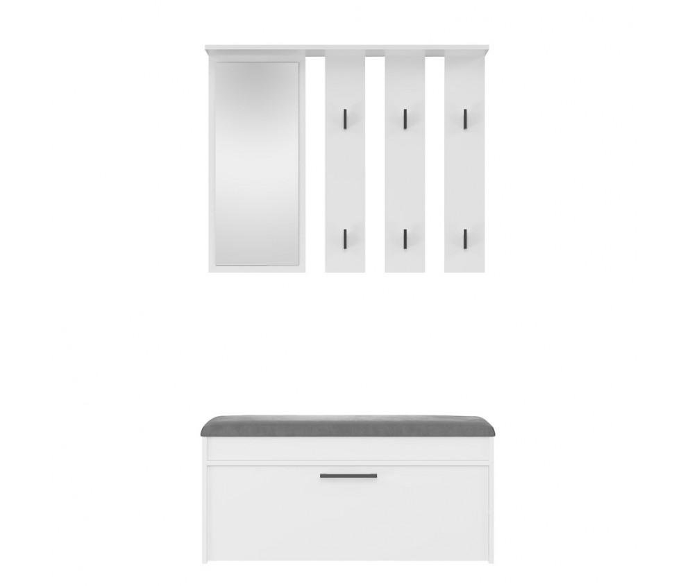 Garderoba Parma PARMA BIAŁY