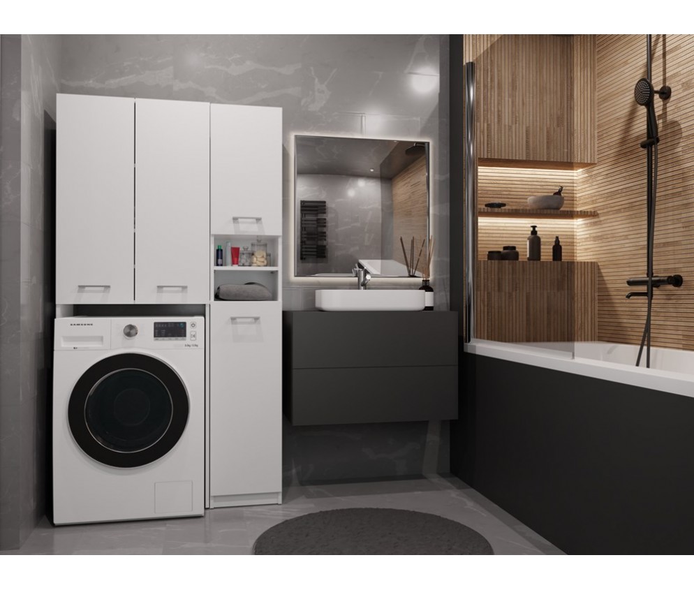 Zestaw łazienkowy Marpol MARPOL/DD BIAŁY