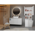 Słupek łazienkowy Nel 2K/DK BIAŁY POŁYSK