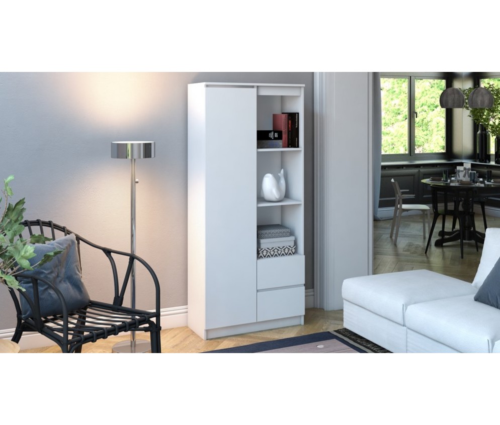 Regał Bily RS-80 BIAŁY