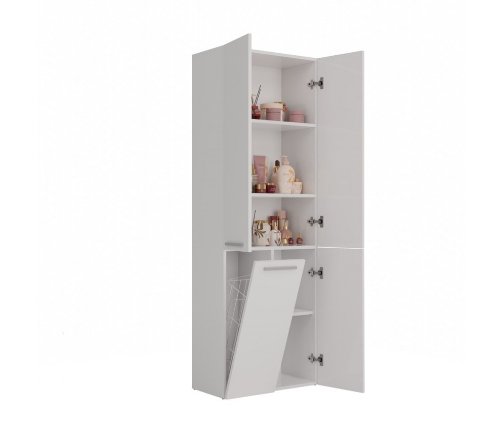 Słupek łazienkowy Nel 1K/DD BIAŁY