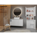 Słupek łazienkowy Nel 1K/DK BIAŁY