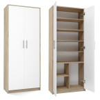 Regał Oliv 2D BIAŁY SONOMA