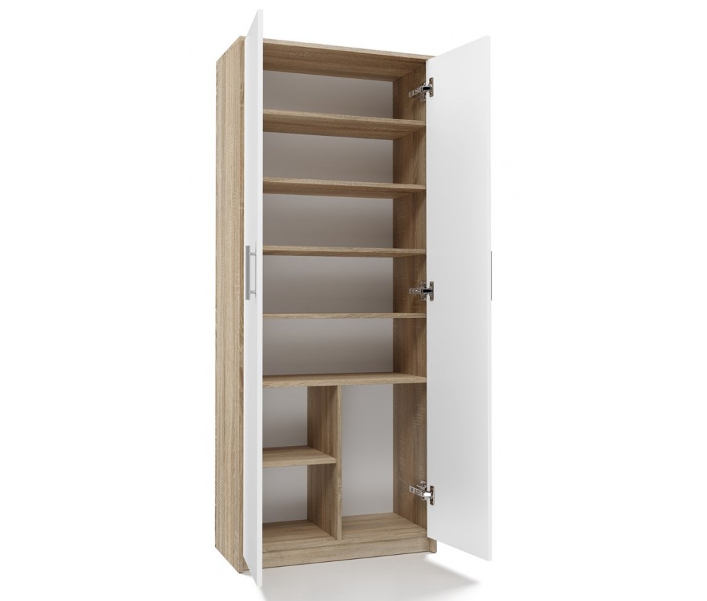 Regał Oliv 2D BIAŁY SONOMA