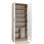 Regał Oliv 2D BIAŁY SONOMA