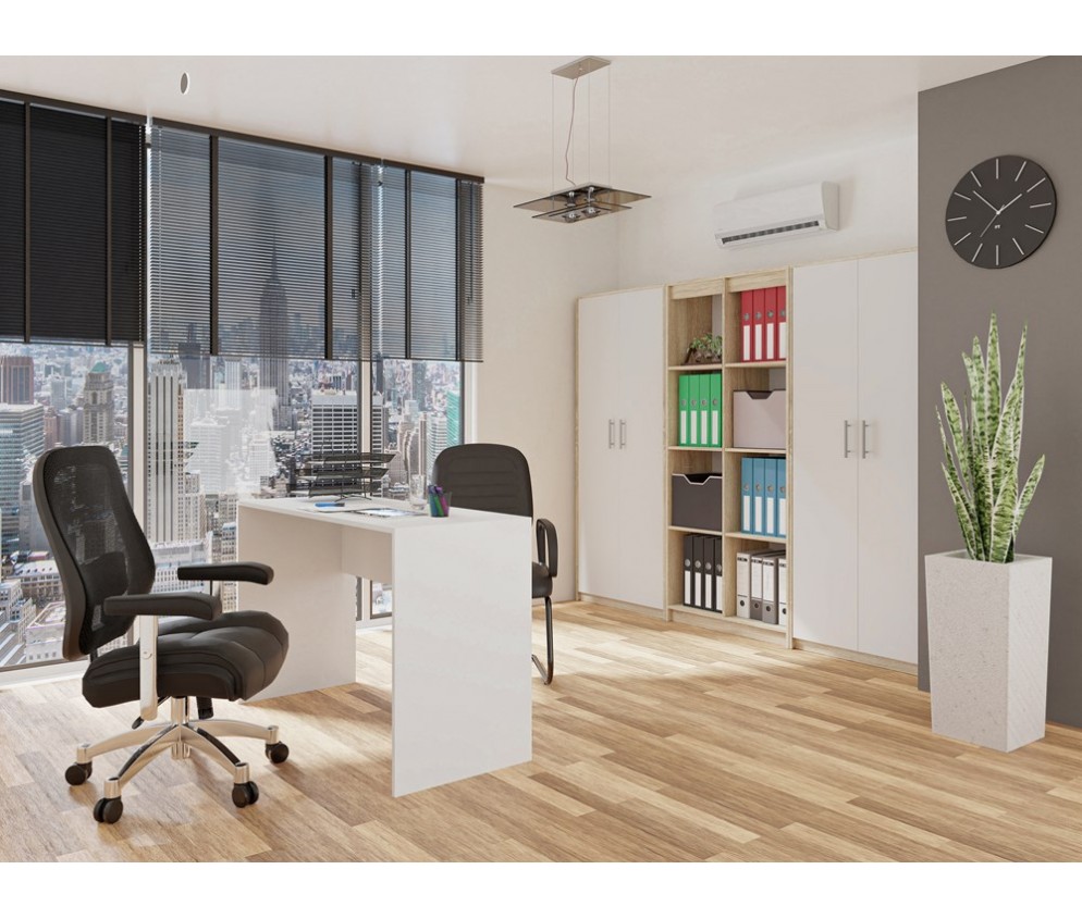 Regał Oliv 2D BIAŁY SONOMA